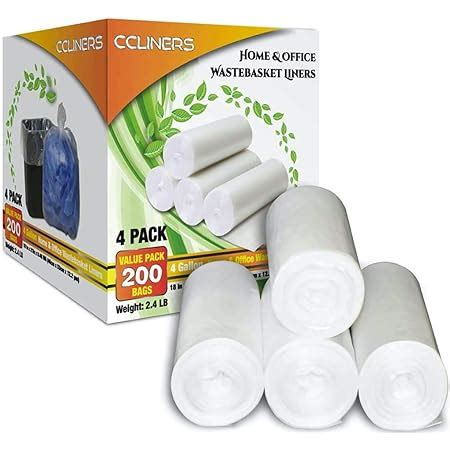 Amazon Gallon Small Trash Bags Bathroom Garbage Bags Clear