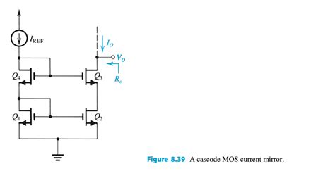 Solved Mosfet Cascode Current Mirror Shown In Figure Have Off