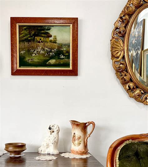 Harriers - Framed & Glazed Print of Hunting Dogs Painting - Etsy