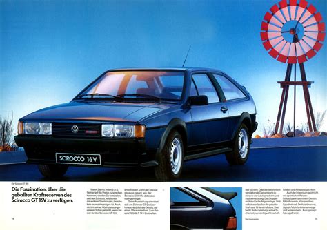 Thesamba Vw Archives Vw Scirocco Sales Brochure German