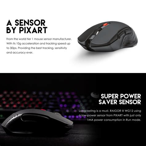 Fantech Raigor Iii Wg Gaming Mouse With Ghz Wireless Connection