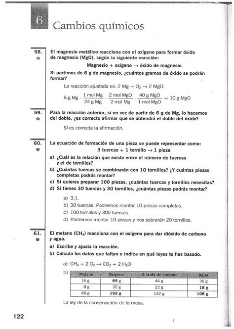 Solucionario Fisica Y Quimica 3 Eso Santillana Química