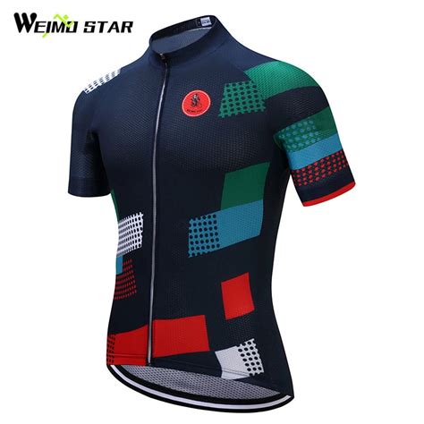 Weimostar Maillot De Cyclisme Vtt V Tements De V Lo Manches Courtes