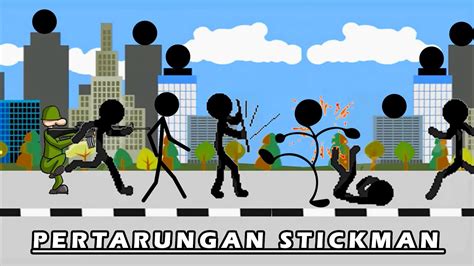 Stickman Pertarungan Stickman Belajar Anak Bahasa Indonesia YouTube