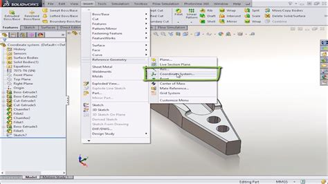 Video Tech Tip How To Add New Coordinate Systems In Solidworks Youtube