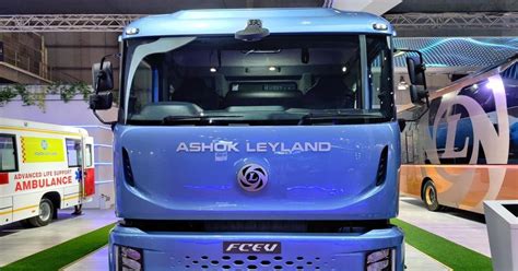 india energy week ril ashok leyland unveil indias  hydrogen