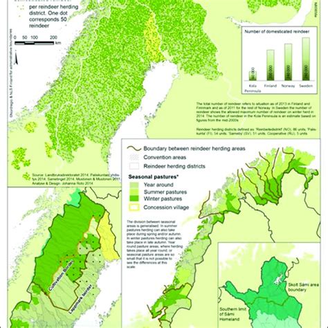 Map of reindeer herding areas in Norway, Sweden, and Finland... | Download Scientific Diagram