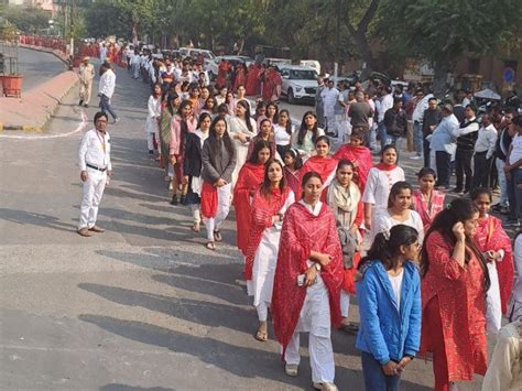 Jain Community Takes Out Silent Procession In Pali Rajasthan To