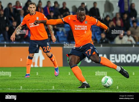 Istanbul Turkiye October Stefano Okaka Of Basaksehir Fk During