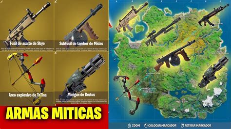 Como Conseguir Armas Miticas En Fortnite Temporada Ubicaciones