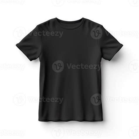 black t - shirt on transparent background 46813621 PNG