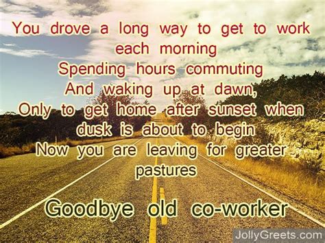 Farewell Poems For Colleagues Goodbye Poems For Co Workers