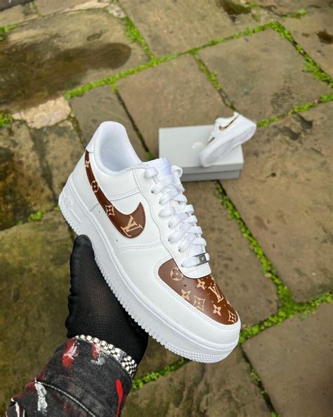 Multicolor LV Air Force 1 Custom - KingShooz Shop