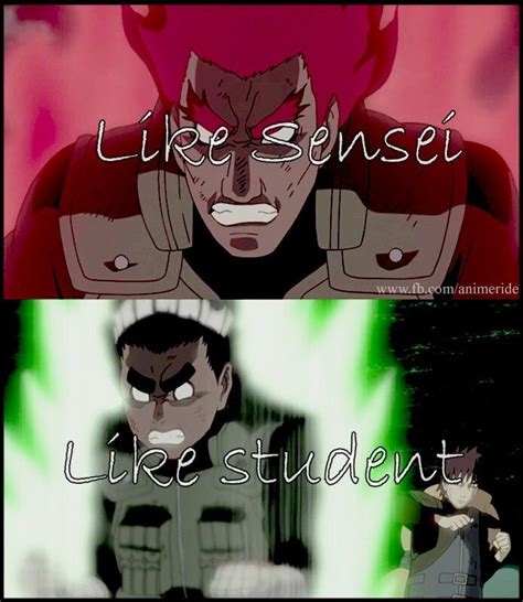 Guy-sensei & Rock Lee power | Guy sensei, Favorite character, Guys