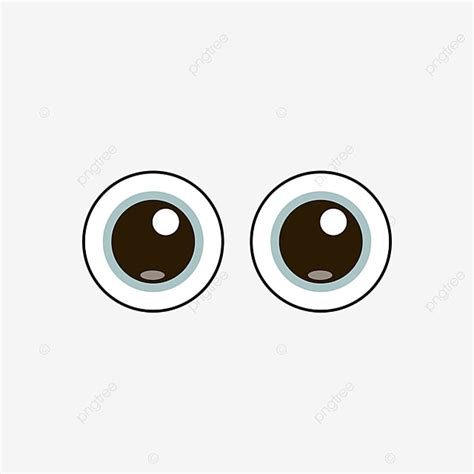 Cute Animal Eyes Vector Hd PNG Images, Eyes Clipart Cartoon Blue Black ...