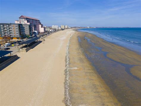 Revere Beach Aerial View Revere Ma Usa Stock Photo Image Of