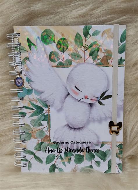 Caderno Catequese Personalizado Elo Produtos Especiais