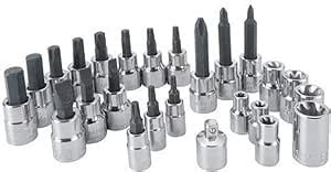 CRAFTSMAN Hex Bit Socket Set Torx Bit Socket Set 25 Piece CMMT99258