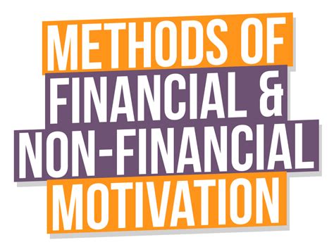 Methods Of Financial Non Financial Motivation Gcse Interactive