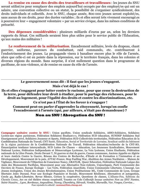 Le R Armement Civique De Macron Passe Par Le D Ploiement Du Snu