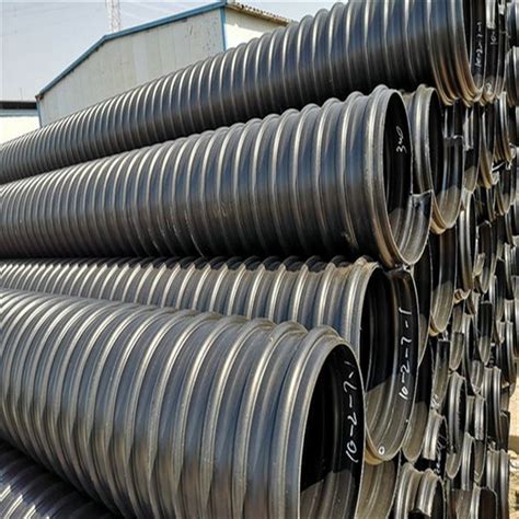 Sn Hdpe Steel Belt Reinforced Corrugated Pipe For Sewer China