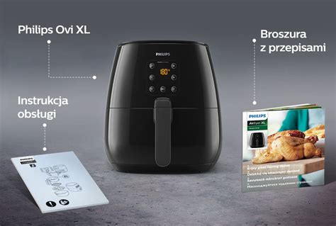 Philips Ovi Xl Hd Air Fryer Frytkownica Bezt Uszczowa Niskie