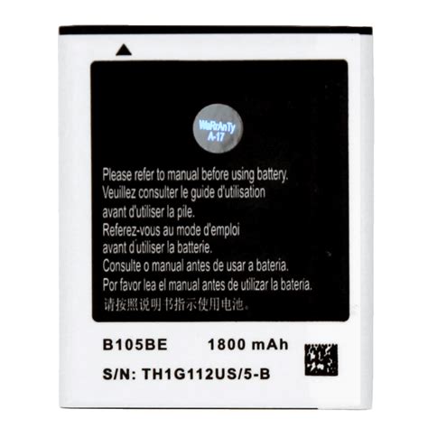 Generic World Star B Be Mah Replacement Battery For Samsung