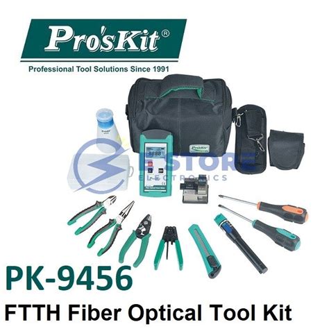 ProsKit PK 9456 FTTH Fiber Optic Tool Kit Lazada