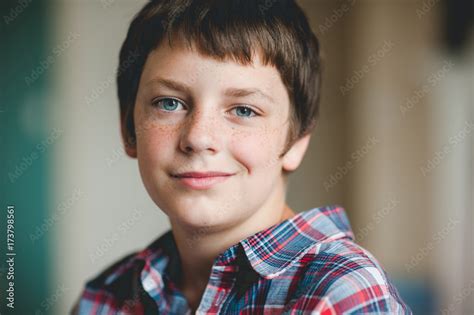 A boy with a smile Stock Photo | Adobe Stock