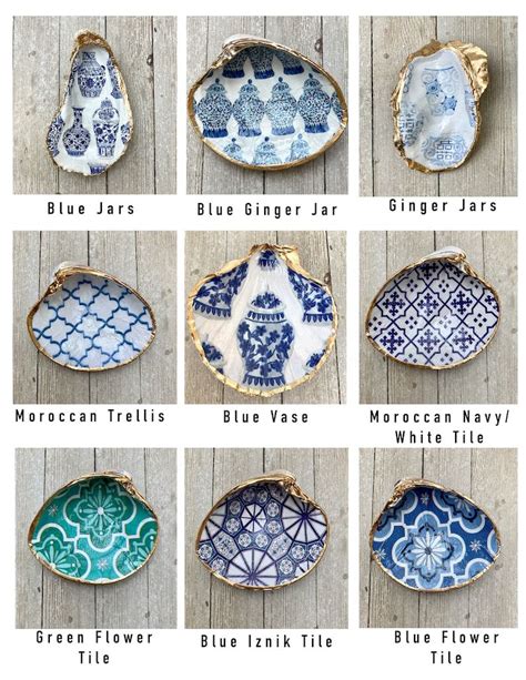 The Different Types Of Blue And White Dishes Are Shown In This Chart