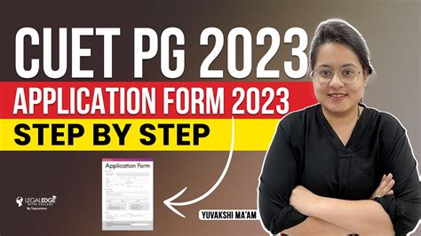 How To Fill Cuet Pg Application Form 2023 Step By Step Process Youtube