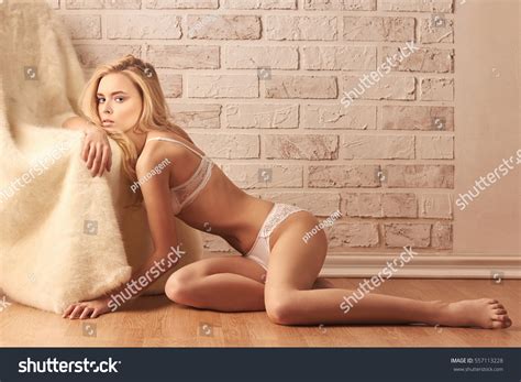 Beautiful Sexy Woman Underweargirl Lingerie On Stock Photo Shutterstock