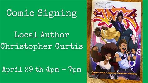 Comic Signing - Christopher Curtis, Books & Brews - Brownsburg, 29 ...