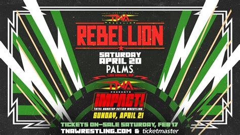 Preview For Tonight S Tna Rebellion Pay Per View At The Palms In