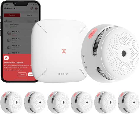 Rivelatore Di Fumo Wi Fi X Sense Kit Di Sicurezza Domestica Con