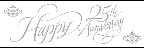 Silver wedding anniversary clipart - Clipground