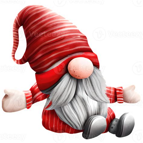 Ai Generated Christmas Gnome Clipart Illustration 34959365 Png