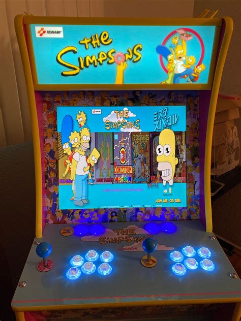 Arcade1up Arcade 1up Graphic Decal The Simpsons Mr Sparkle Etsy