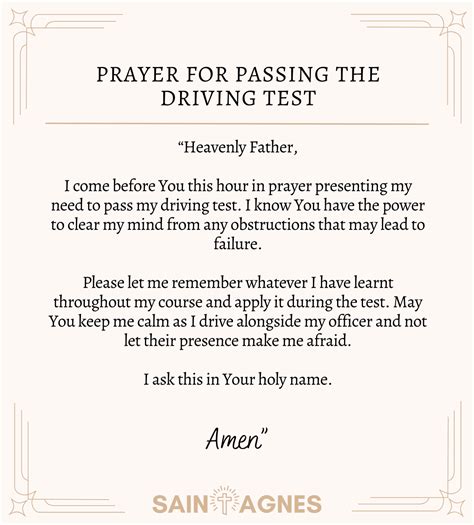 5 Miracle Prayers For Passing Driving Test Infallible