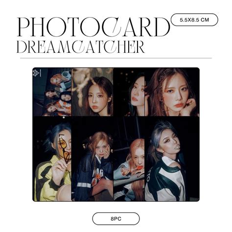 Jual Photocard Dreamcatcher Bon Voyage Isi Pcs Laminasi Sisi