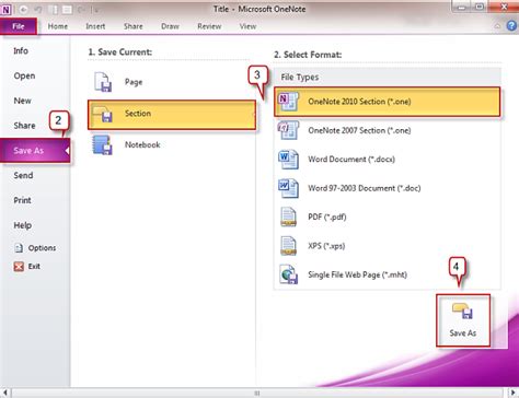 Creating A Template In OneNote 2010 OfficeTutor USA