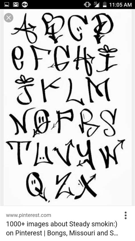 Cursive Alphabet Graffiti 450 | Lettering styles alphabet, Cursive ...