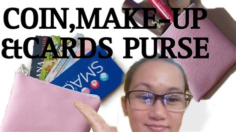 Paano Gumawa Nang Coin Purse Make Up Cards Purse Jearlynnoynay Youtube