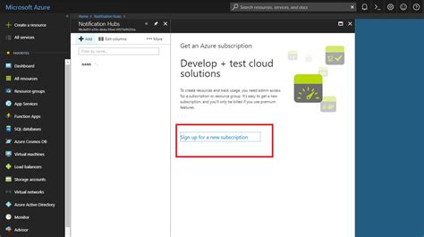 Step If You Dont Have Azure Subscription Click On Sign Up For