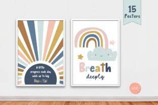 Calming Corner Boho Classroom Posters Graphic By Plannah Creative