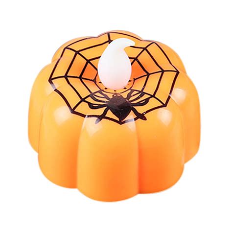 Herrnalise Halloween Led Pumpkin Candle Lightsrealistic And Bright