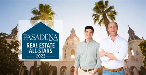 Brad And Josh Named 2023 Real Estate All Stars By Pasadena Magazine