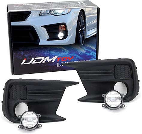 Amazon Ijdmtoy Clear Lens Led Fog Light Kit Compatible With