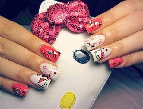 Uñas Decoradas Ya Uñas De Hello Kitty