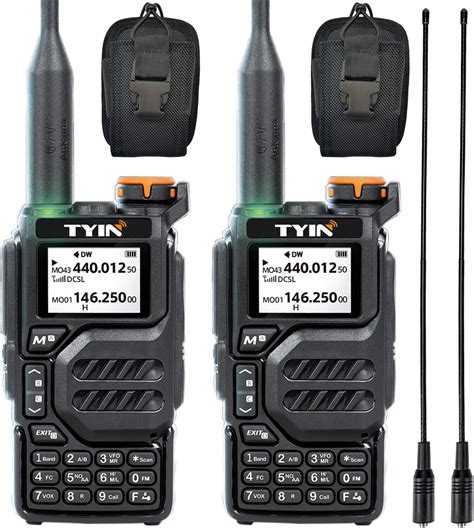 Tyin Uv K Ham Radio Walkie Talkies Long Range Dual Band Two Way Radio